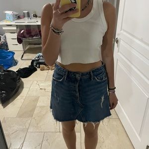 GLFRND Denim Eva Mini Skirt